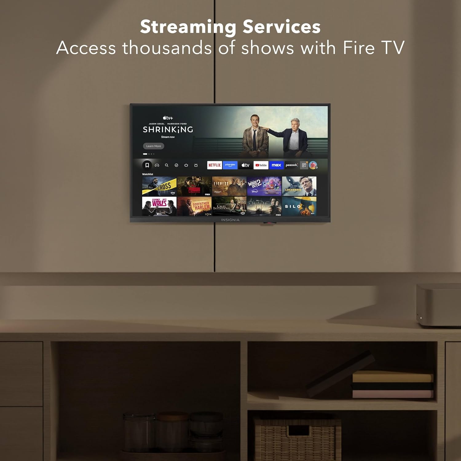 INSIGNIA 24” Class F20 Series LED HD Smart Fire TV, Voice Remote with Alexa, Free & Live TV - Image 2