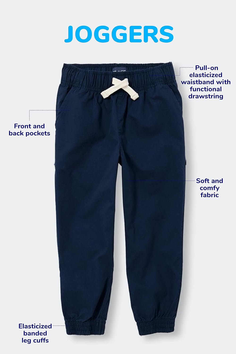 The Children's Place Boys and Toddler Essential Jogger Shorts - Image 4