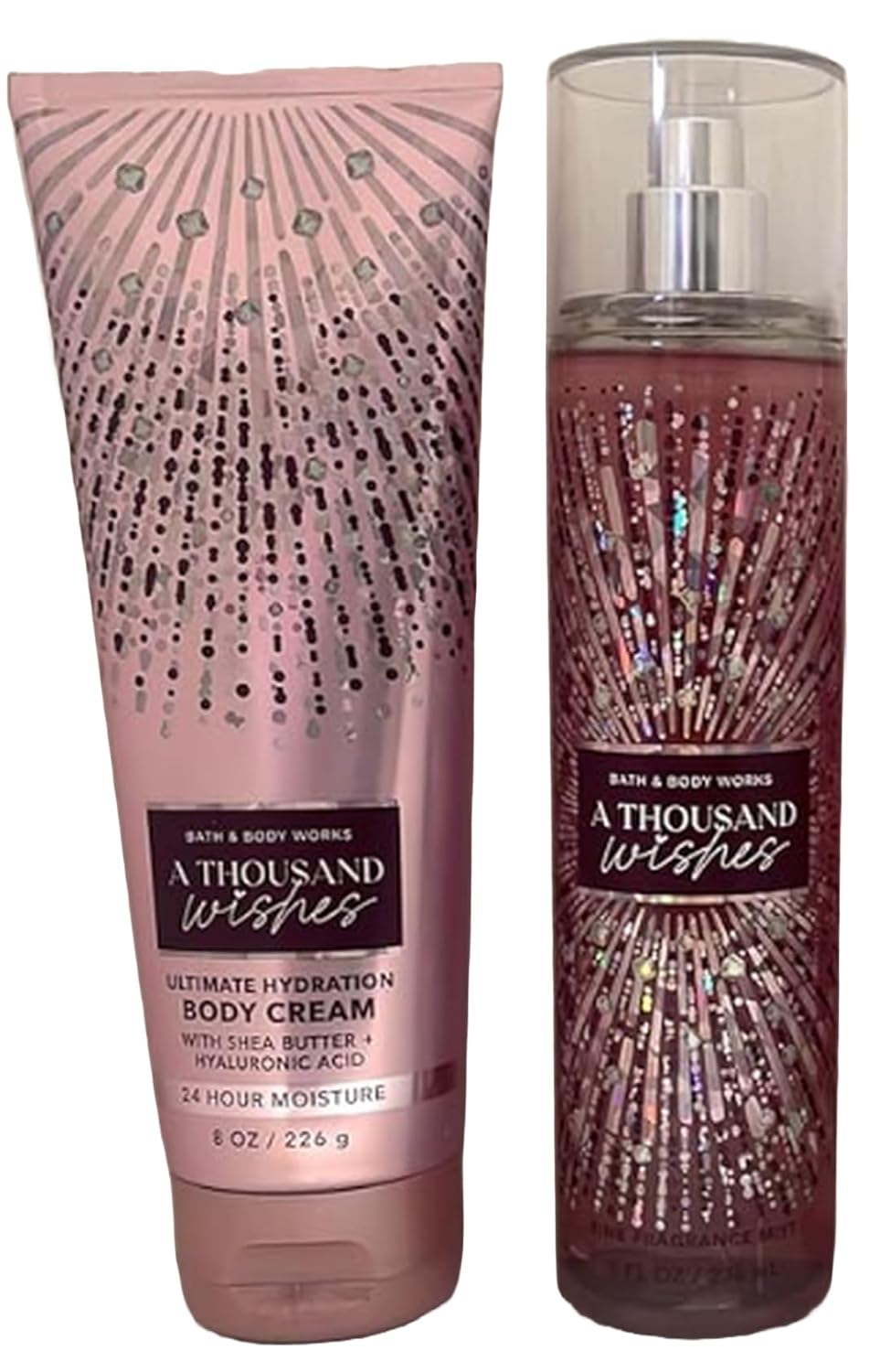 Bath & Body Works - Signature Collection - A Thousand Wishes- Gift Set- Fine Fragrance Mist & Ultra Shea Body Cream by Bath & Body Works - Image 4