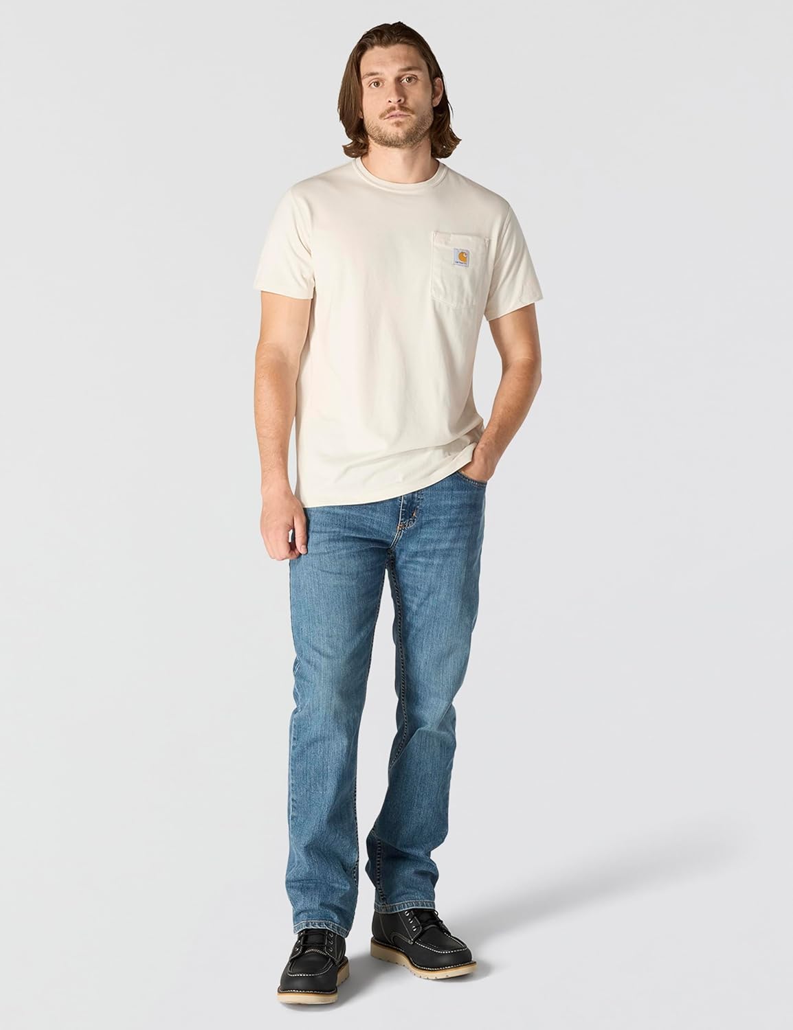 Carhartt Men's Force Relaxed Fit Midweight Short-Sleeve Pocket T-Shirt - Image 4