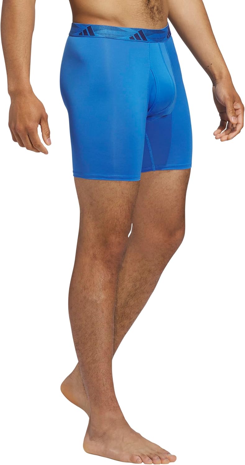 adidas Men's Microfiber Boxer Briefs Underwear (Multipack) Athletic Stretch-Fit - Image 5