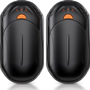 AI Hand Warmers Rechargeable 2 Pack, AI Smart Chips Electric Hand Warmers, 20Hrs Long Safe Heat, Portable Pocket Heater, Gifts for Christmas, Outdoor, Hunting, Golf, Camping Accessories