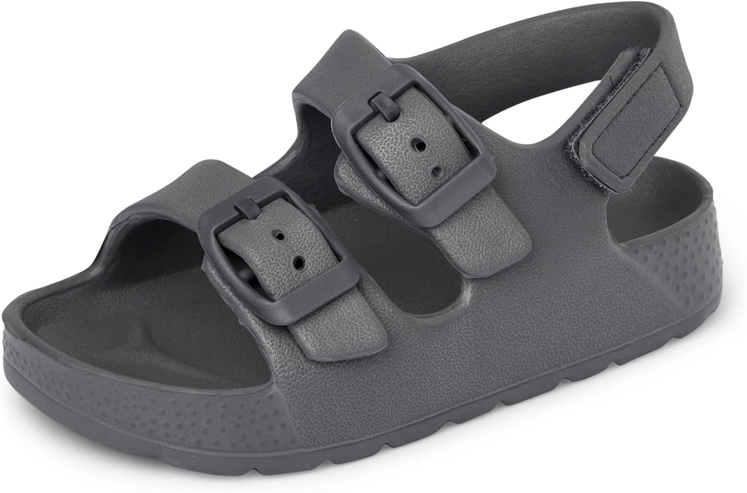 The Children's Place Baby Boys and Toddler Everyday Double Buckle Slide Sandals with Backstrap - Image 2