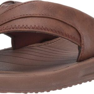 Amazon Essentials Men’s Slip-on Flip Flop Comfort Sandals with Enhanced Grip, Cushioning