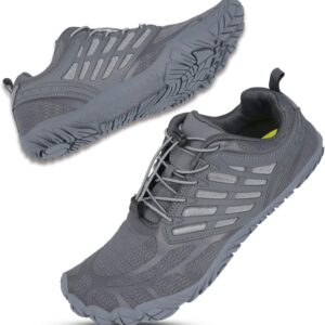 Barefoot Shoes Men Wide Toe Box Zero Drop Minimalist Shoes for Workout Cross-Trainer Walking Hiking Water Weightlifting Grounded Footwear