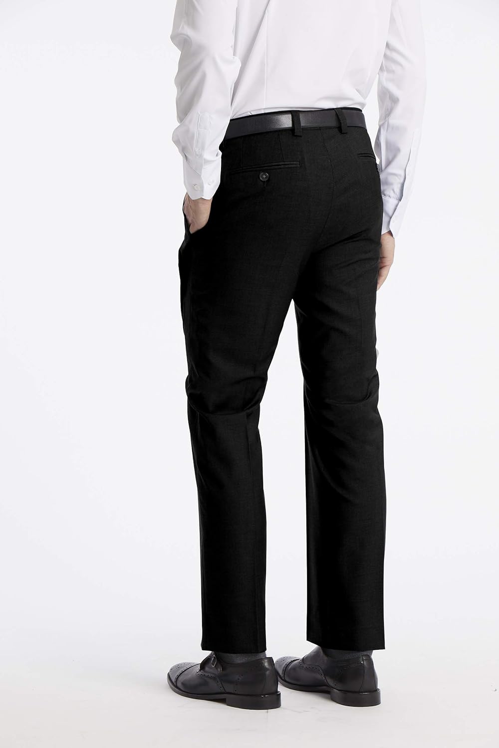 Calvin Klein Men's Modern Fit Dress Pants | Suit Pants for Men | Performance Stretch Fabric, Flat Front, Ready-to-Wear - Image 2