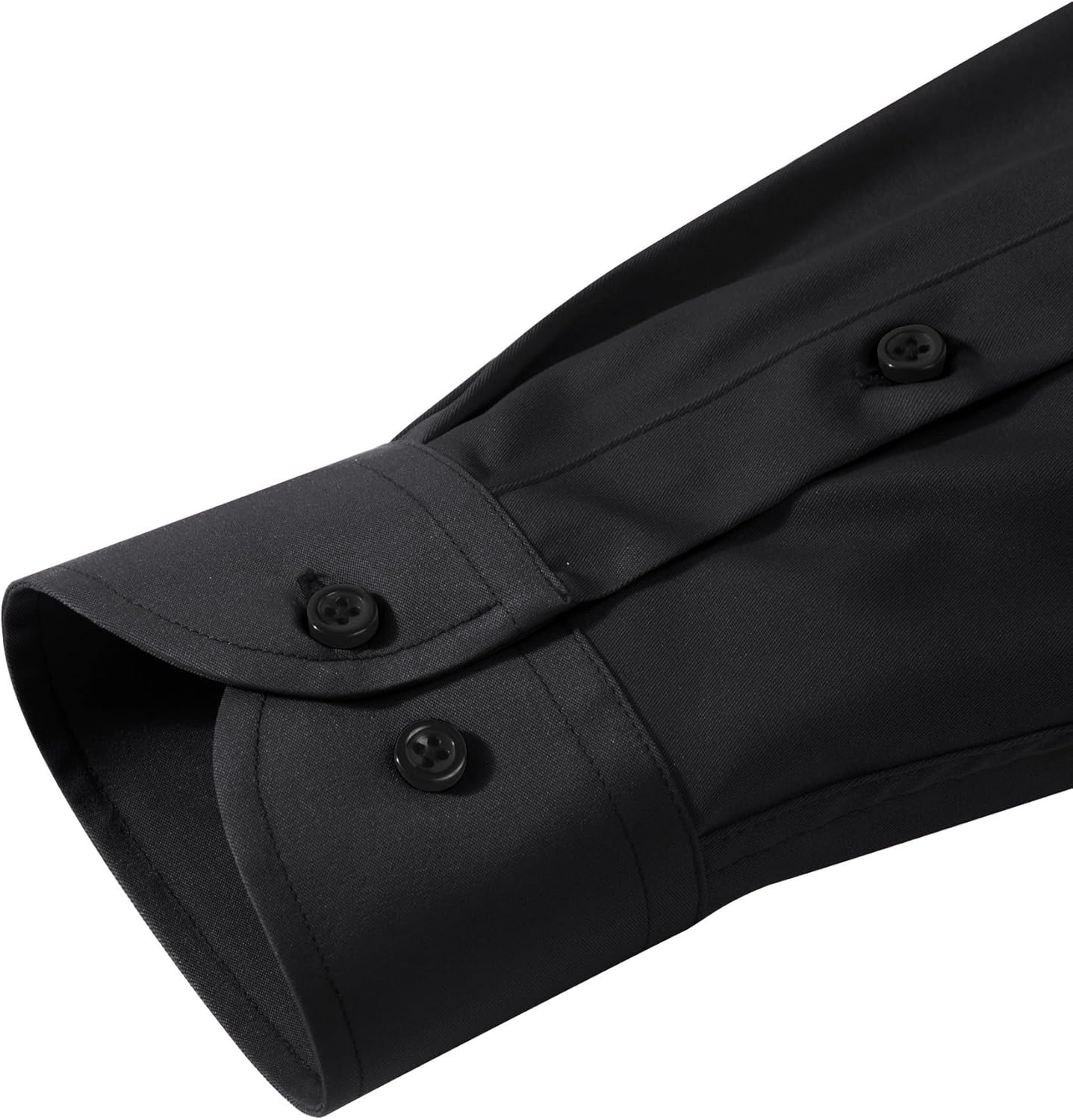 Men's Dress Shirts Long Sleeve Stretch Wrinkle Free Wedding Formal Business Button Down Shirt - Image 5