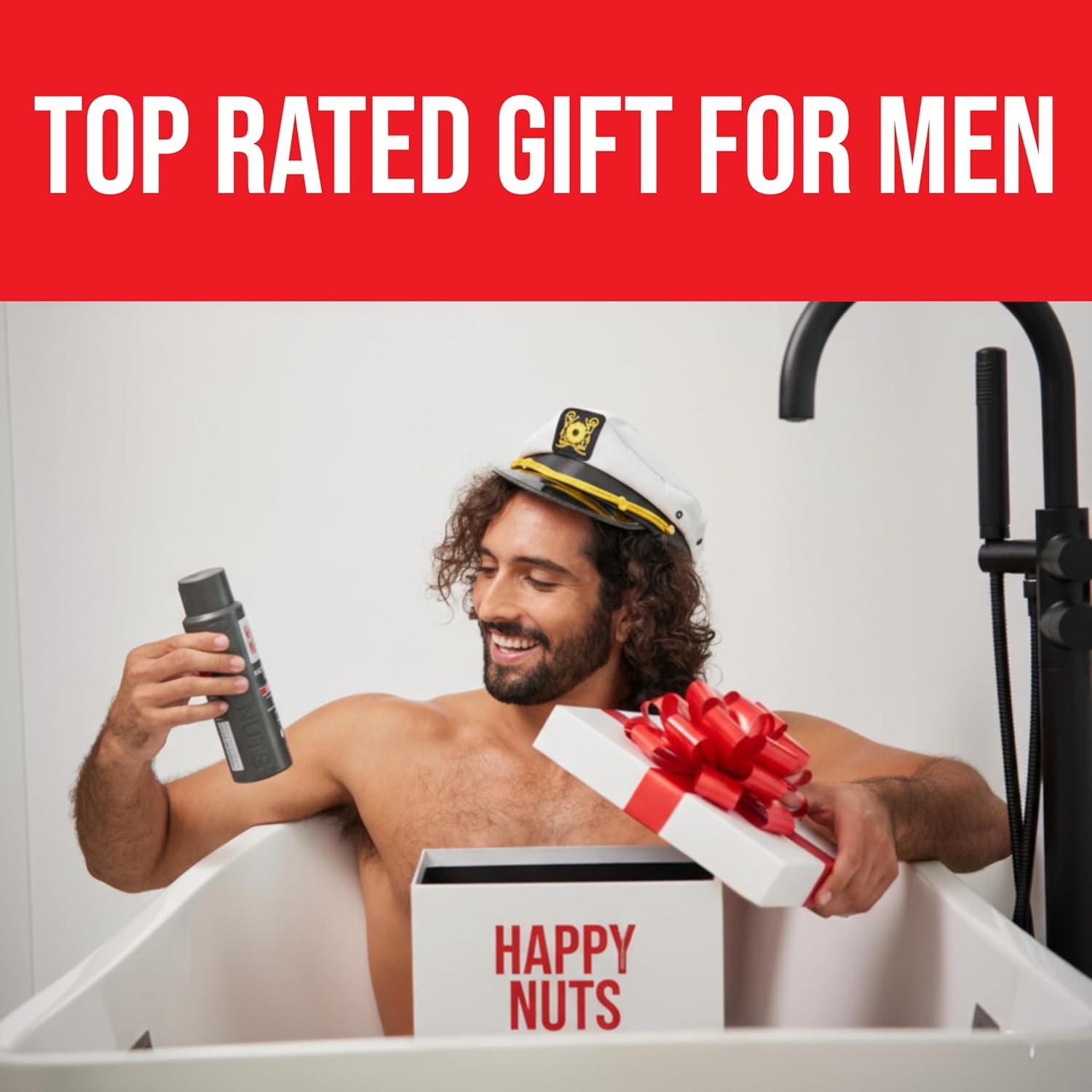 HAPPY NUTS Comfort Cream Deodorant For Men: Anti-Chafing Sweat Defense, Odor Control, Aluminum-Free Mens Deodorant & Hygiene Products for Men's Private Parts 3.4 Fl Oz (1 Pack), Original - Image 3