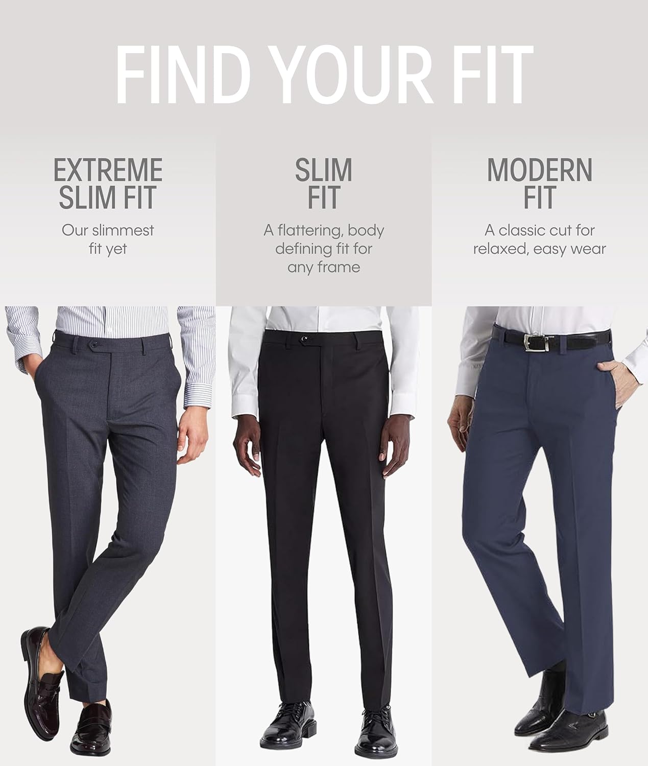 Calvin Klein Men's Modern Fit Dress Pants | Suit Pants for Men | Performance Stretch Fabric, Flat Front, Ready-to-Wear - Image 4
