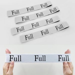 4 Pcs Bed Sheet Organizer Bands – Full Sheet Bands for Organizing, Elastic Bedding Band Labels for Organizing Bed Sheets, Full