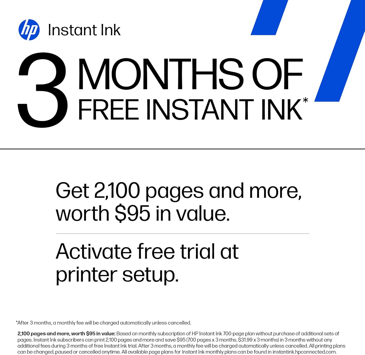 HP DeskJet 4255e Wireless All-in-One Color Inkjet Printer, Scanner, Copier, Best-for-home, 3 month Instant Ink trial included. This printer is only 2.4 ghz capable. AI-enabled (588S6A) - Image 3