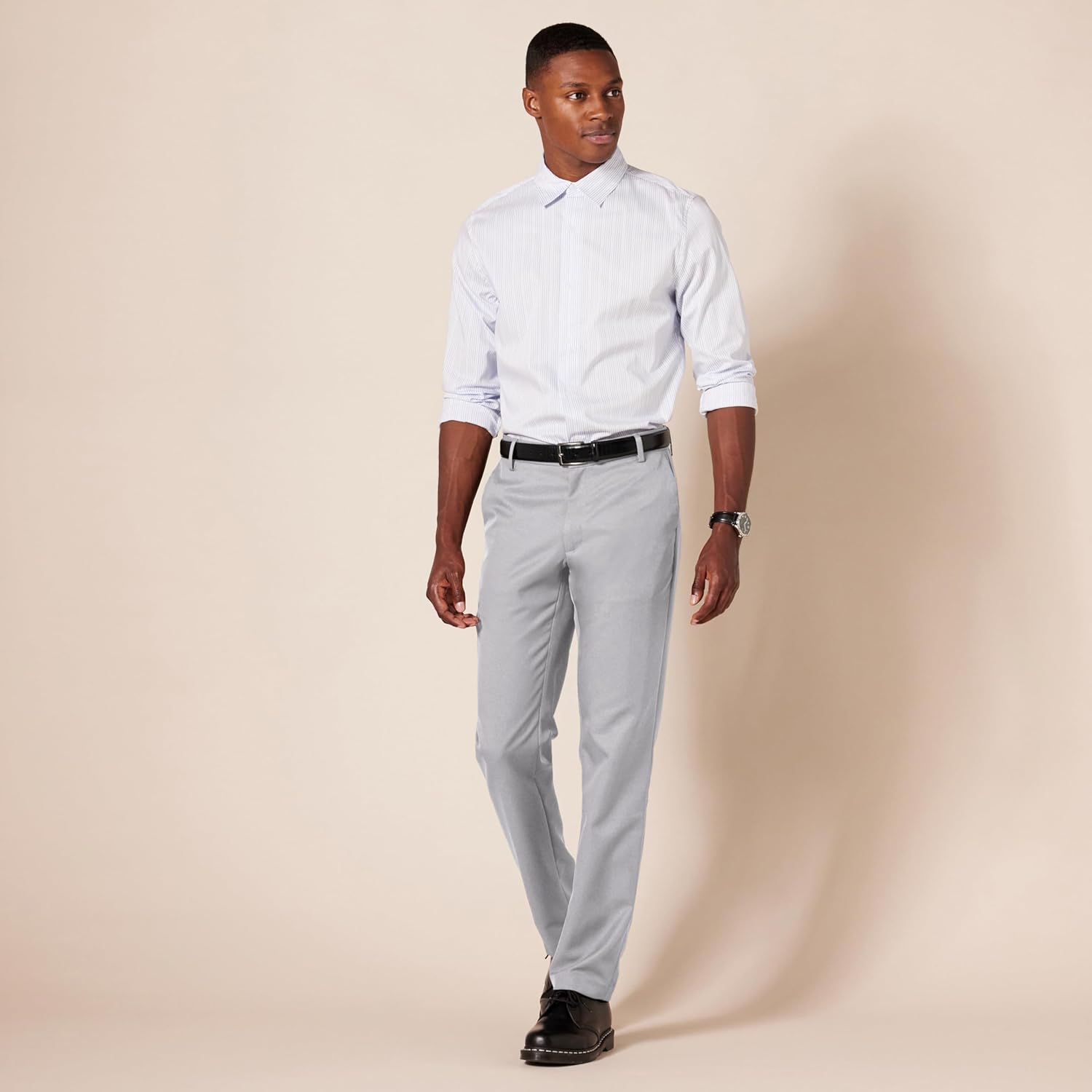 Amazon Essentials Men's Slim-Fit Flat-Front Dress Pant - Image 4