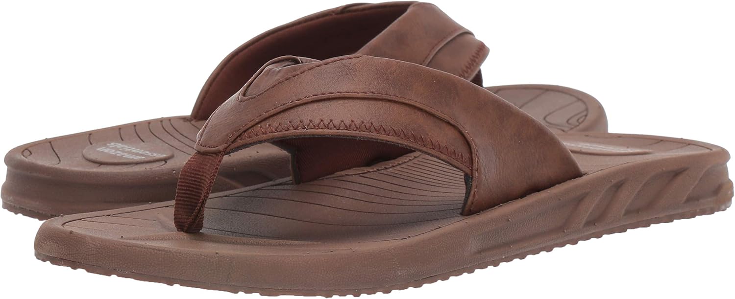 Amazon Essentials Men's Slip-on Flip Flop Comfort Sandals with Enhanced Grip, Cushioning - Image 8