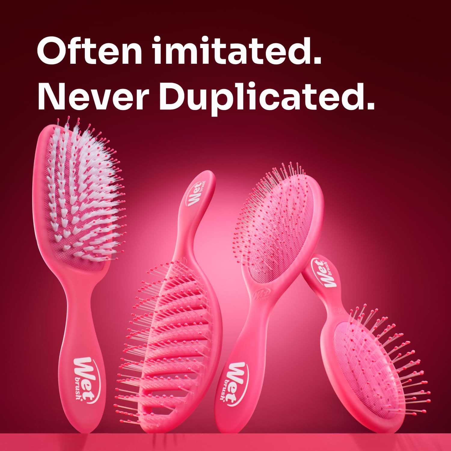 Wet Brush Original Detangler Hair Brush, Amazon Exclusive Aqua- Ultra-Soft IntelliFlex Bristles-Detangling Hairbrush Glides Through Tangles For All Hair Types (Wet Dry & Damaged Hair) - Women & Men - Image 10