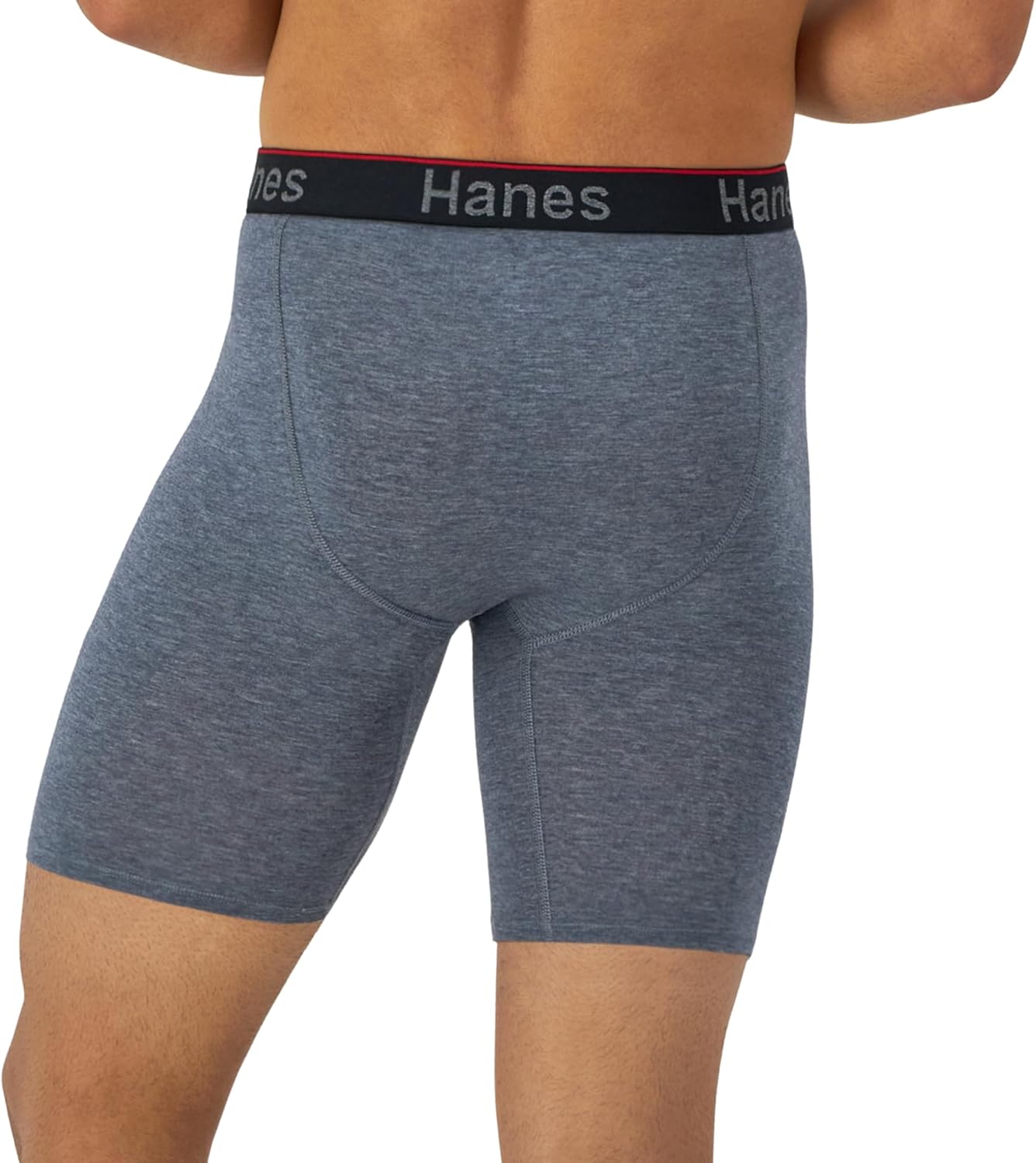 Hanes Men's Underwear Boxer Briefs 3-Pack, Total Support Pouch, Sexy Men's Underwear, Long or Short-Leg Boxer Briefs - Image 3