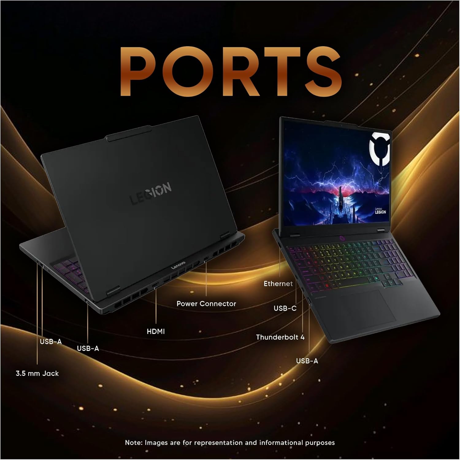 Lenovo Legion 5i Gaming Laptop, Intel Ultra 9-275HX, 32 GB DDR5 RAM, 1 TB PCIe SSD, 15.1" WQXGA (2560x1600)165Hz, Nvidia G-Force RTX 5070, 24-Zone RGB Backlit Keyboard, W11 Home, Black+Traix Mousepad - Image 5