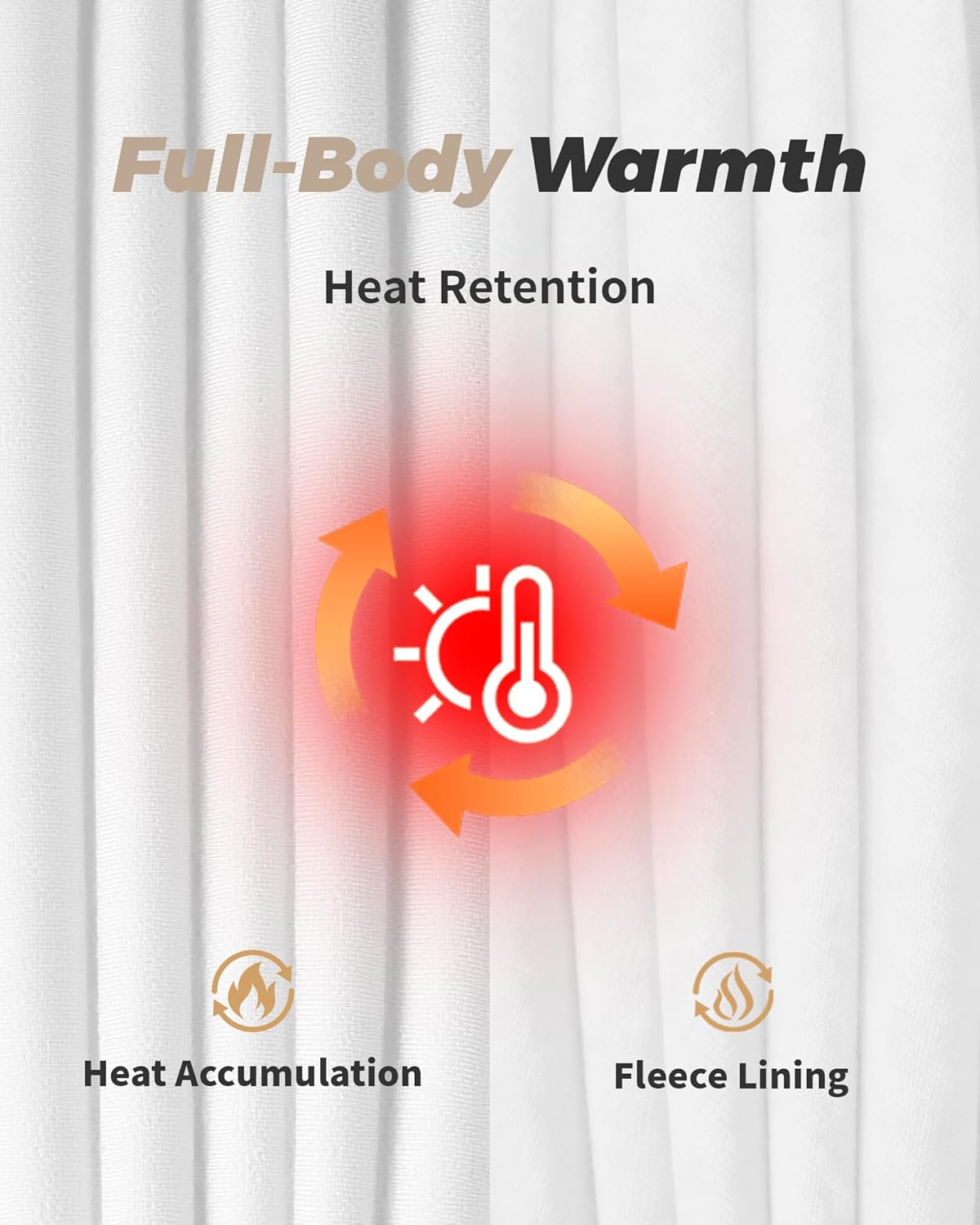 WEERTI Thermal Underwear for Men Long Johns with Fleece Lined Base Layer Men Cold Weather Top Bottom - Image 3