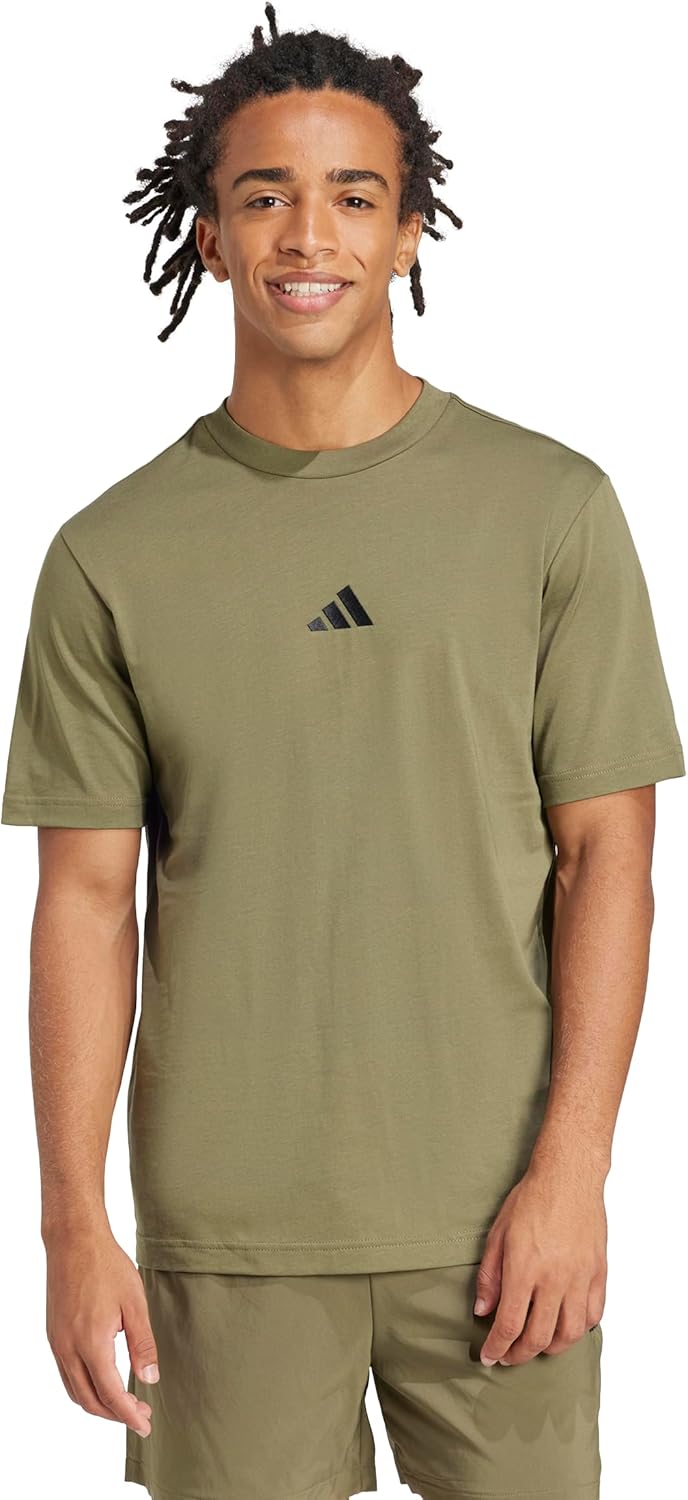 adidas Originals Men's Essentials Small Logo Single Jersey T-Shirt - Image 2