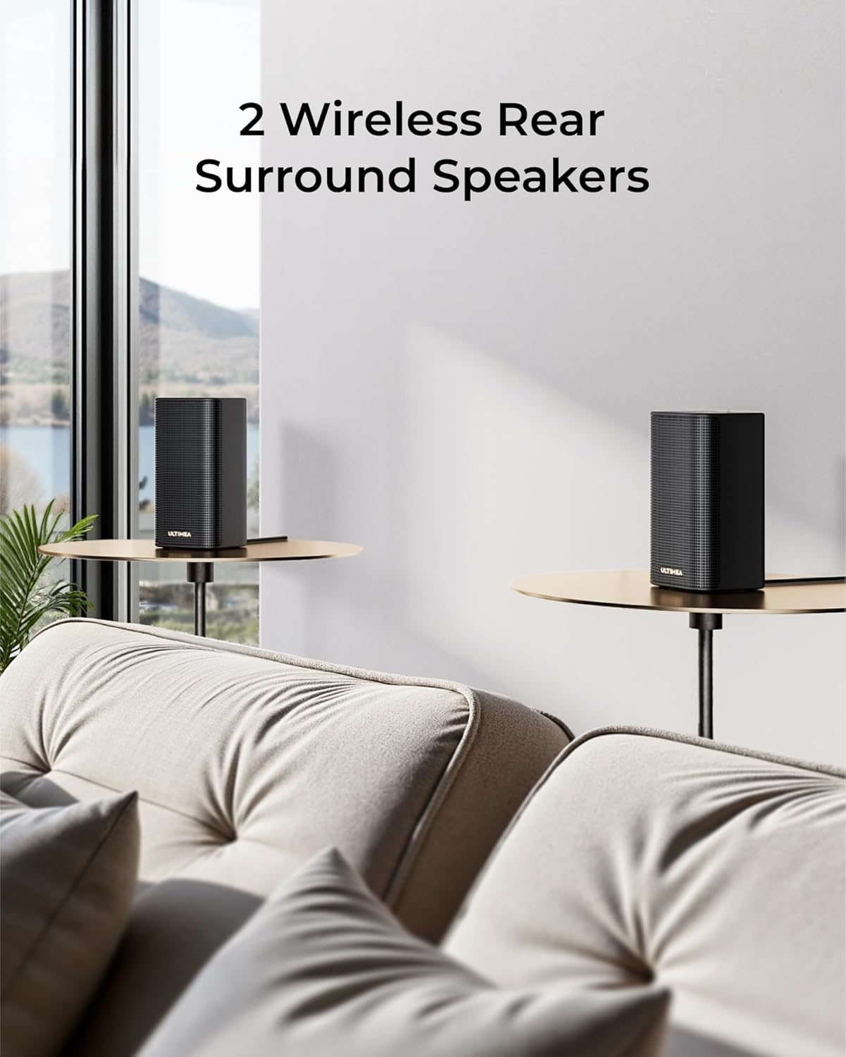 ULTIMEA Skywave X40 5.1.2ch Sound Bar for Smart TV w/Dolby Atmos, Wireless Surround Sound System for TV, 530W Soundbar with Wireless Subwoofer, GaN Amplifier, 4K HDR Pass-Through, HDMI eARC, BT 5.4 - Image 5