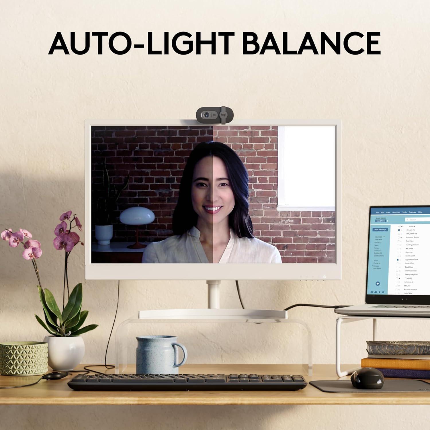 Logitech Brio 101 Full HD 1080p Webcam for Meetings, Streaming, Desktop, Laptop, PC - Built-in Mic, Shutter, Works with Zoom, Microsoft Teams, Nintendo Switch 2’s new GameChat Mode, USB-A,-Black - Image 3