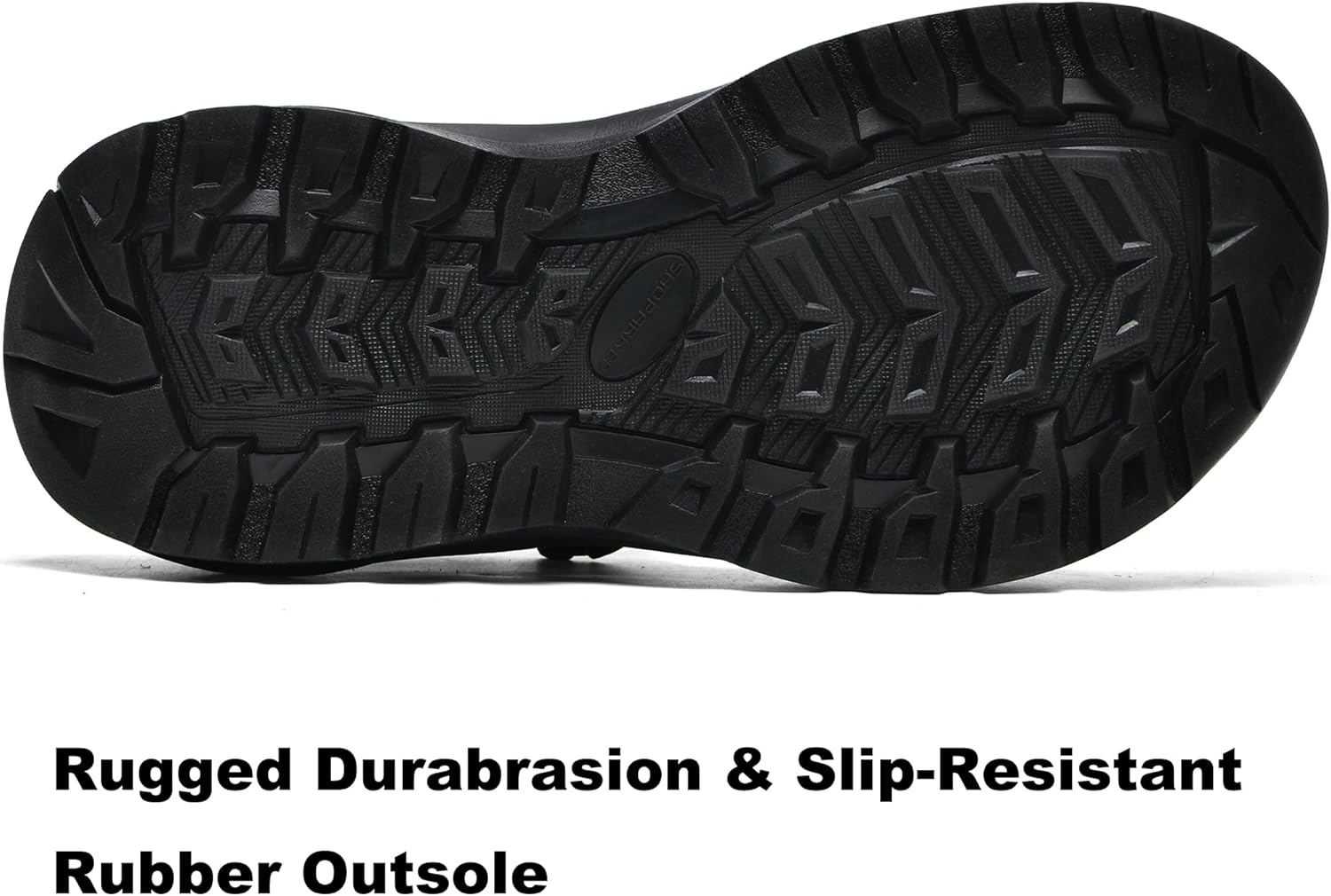 Men's Leather Athletic Sandals Hiking Shoes EVA Cushion Foam Midsole With Arch support Rugged Durabrasion Rubber Outsole - Image 7