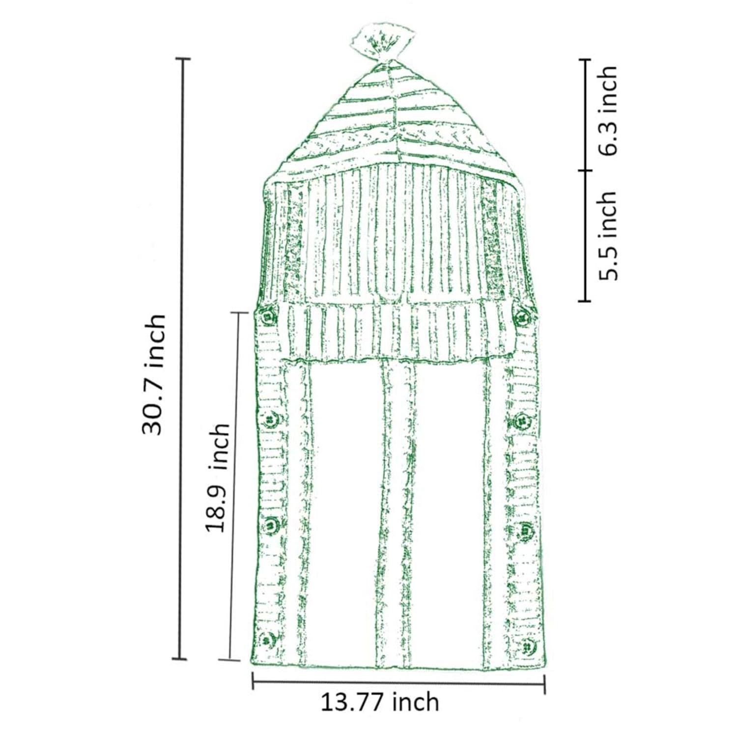 XMWEALTHY Newborn Baby Wrap Swaddle Blanket Knit Sleeping Bag Receiving Blankets Stroller Wrap for Baby Beige 0-6 Month - Image 6