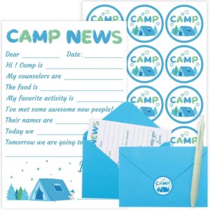 24 Set Camp Stationery for Boys Sleepaway Camp Stuff Stationery Paper and Envelopes Summer Camp Essentials for Kids
