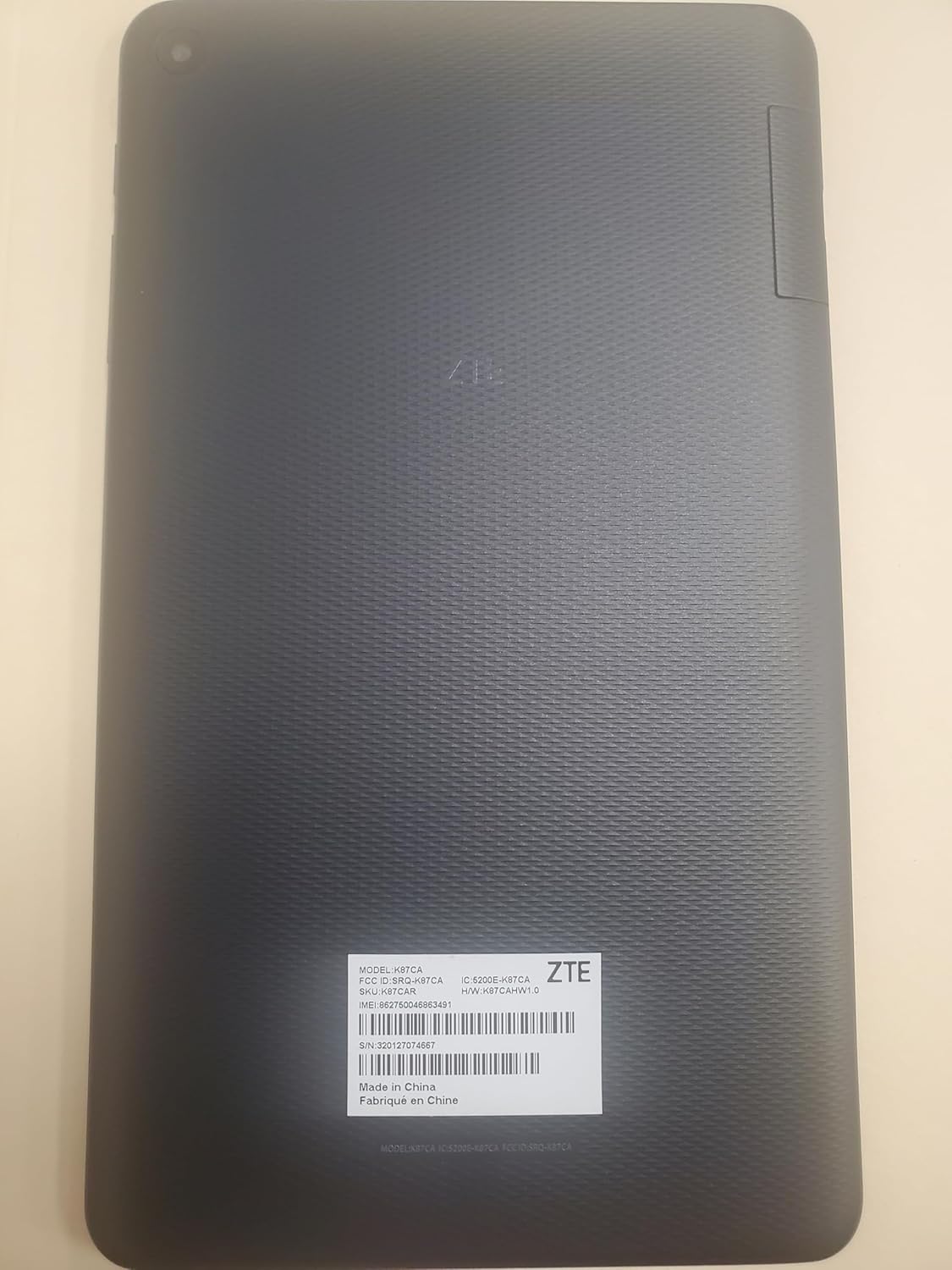 ZTE Grand X View 4 8" K87 4G LTE Android HD Display Tablet Wi-Fi Verizon + GSM Unlocked 32GB 5MP Camera - Image 3
