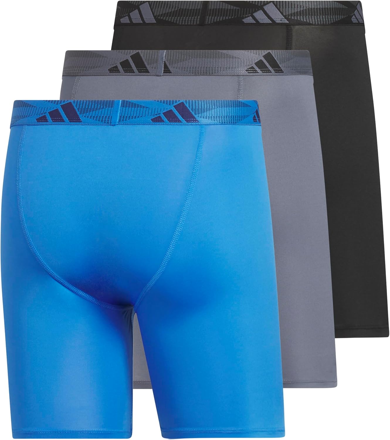 adidas Men's Microfiber Boxer Briefs Underwear (Multipack) Athletic Stretch-Fit - Image 6