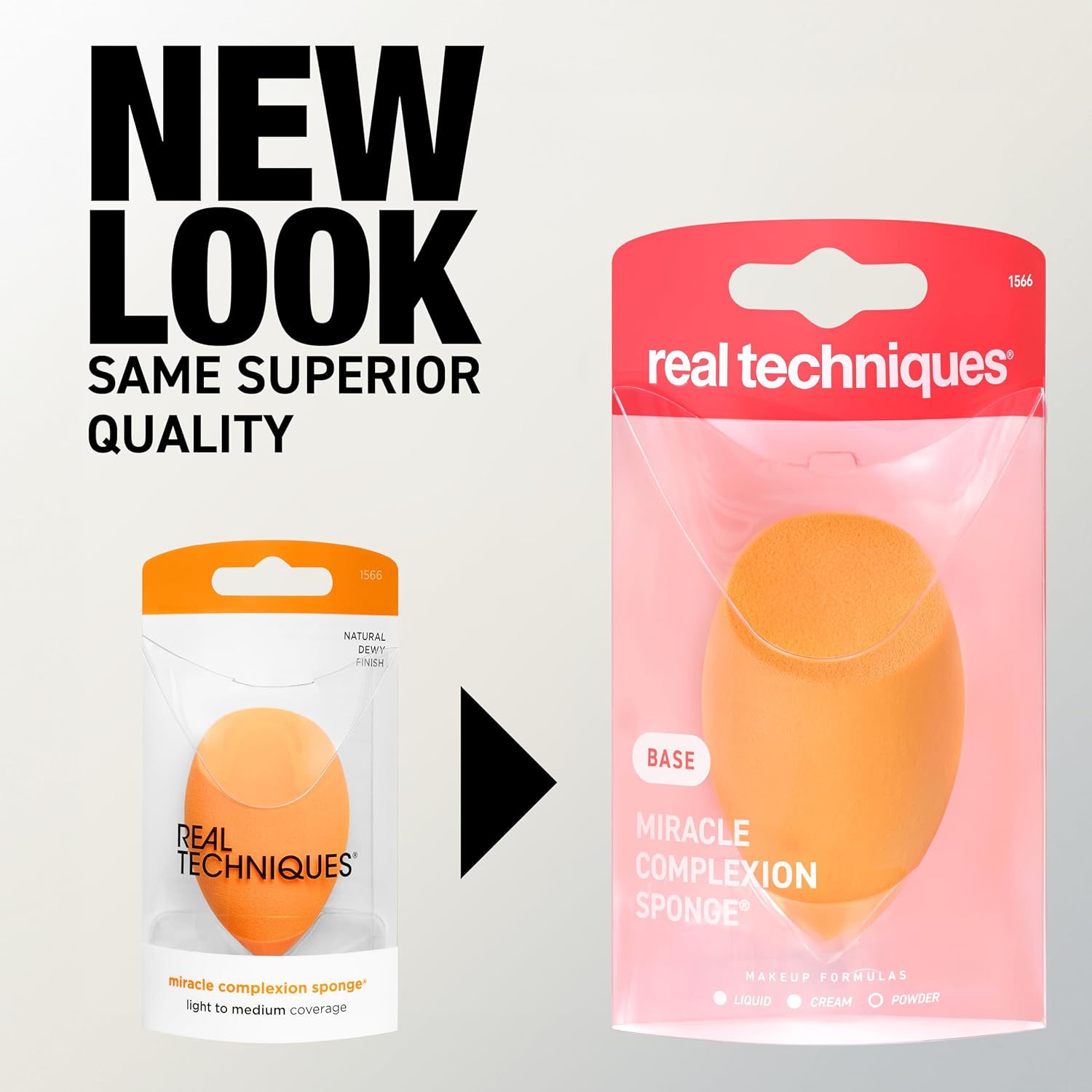 Real Techniques Miracle Complexion Sponge, Beauty Sponge, Makeup Blending & Foundation Application, Streak-Free, Full Coverage Finish, Vegan, Cruelty & Latex-Free, 1 Count - Image 5