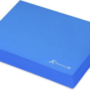 ProsourceFit Exercise Balance Pad, Non-Slip Cushioned Foam Mat & Knee Pad for Fitness and Stability Training, Yoga, Physical Therapy