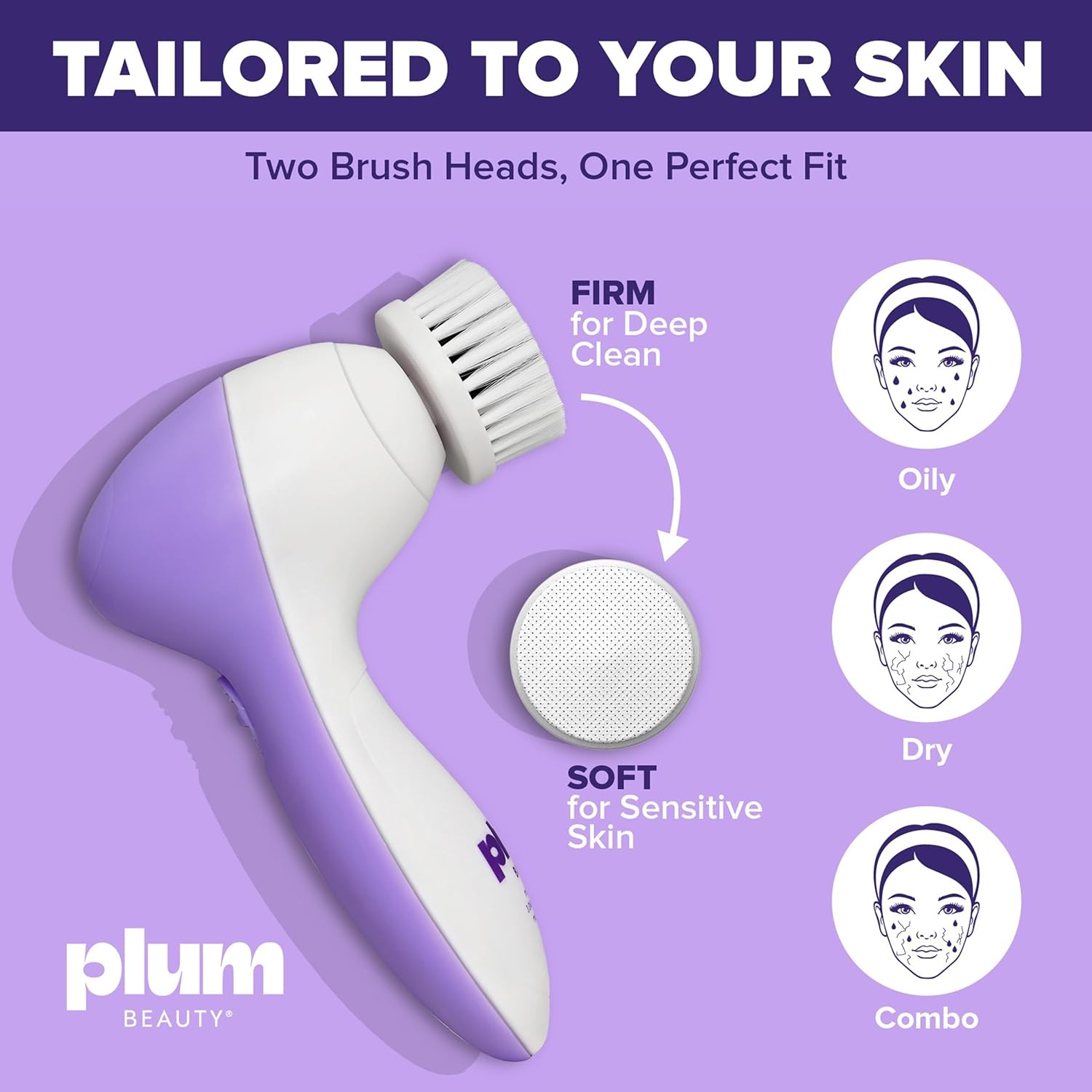 Face Scrubber Electric Facial Cleansing Brush Rechargeable, Rotating Scrubber Face Pore Cleansing Brushes for Radiant Skin, Electric Cleanser for Pores, Glow, and Daily Deep Pore Wash, Expoliator - Image 5