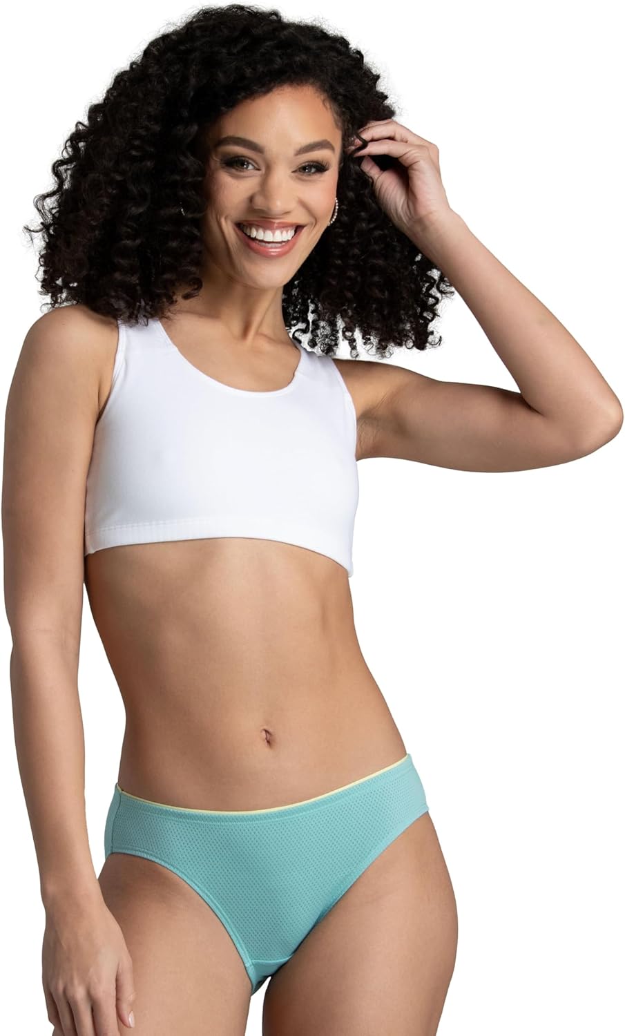 Fruit of the Loom womens Breathable Underwear, Moisture Wicking Keeps You Cool & Comfortable, Available in Plus Size - Image 5