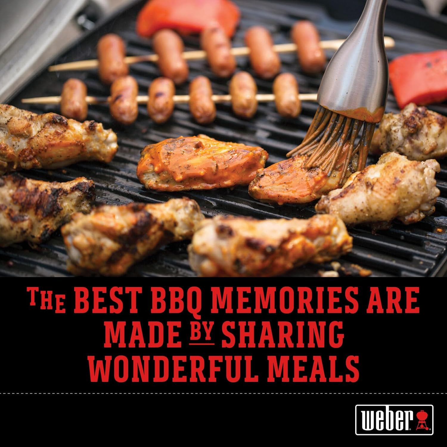 Weber Precision Tongs & Spatula Grilling Tool Set – Stainless Steel BBQ Tools with Hands‑Free Locking Tongs, 3‑Sided Beveled Spatula, Non‑Slip Soft‑Touch Handles - Image 5