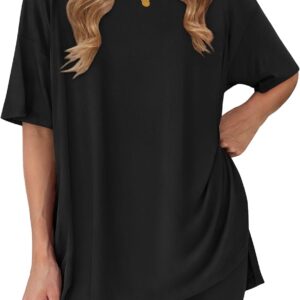 RUBZOOF Women’s 2 Piece Lounge Sets 2026 Casual Summer Airport Travel Outfits Oversized Shirts Biker Shorts Matching Clothing