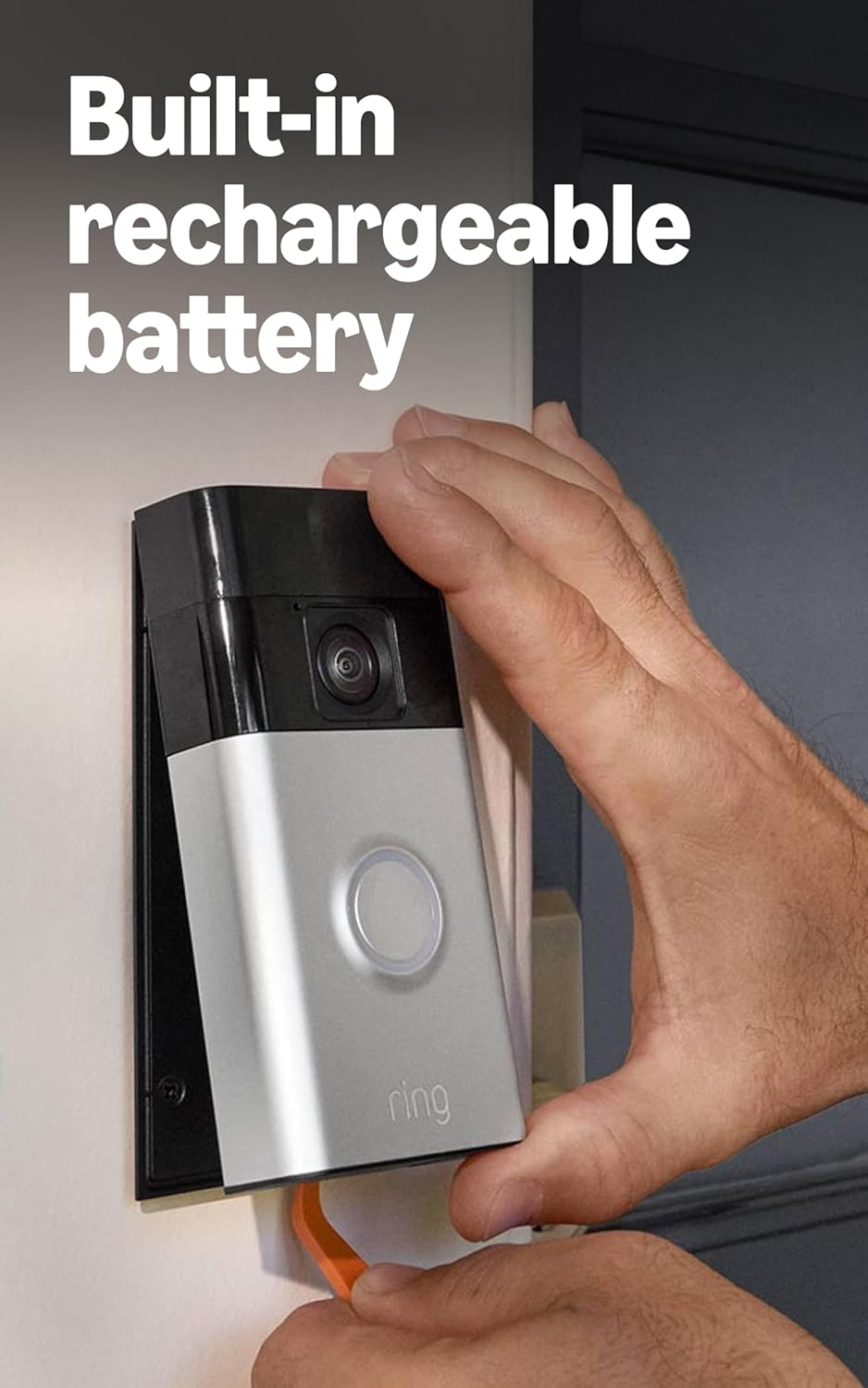 Ring Battery Doorbell, Home or business security with Head-to-Toe video, Live View with Two-Way Talk, and Motion Detection & Alerts, Venetian Bronze - Image 6