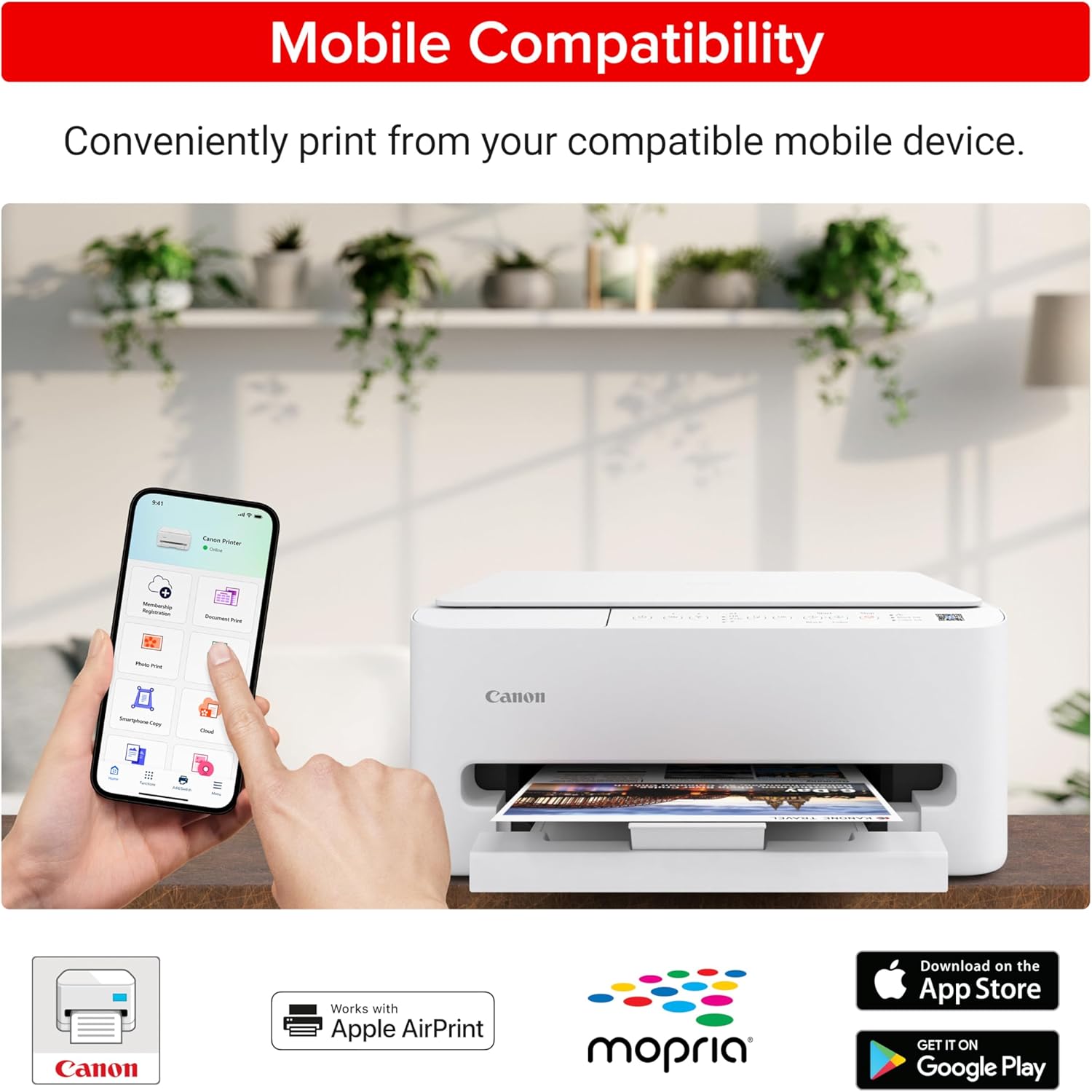 Canon PIXMA TS4320 Wireless Color Inkjet Printer for Duplex Printing, White – Home Printer with Copier/Scanner, Compact Design, Easy Setup, 1 Year Limited Warranty - Image 5