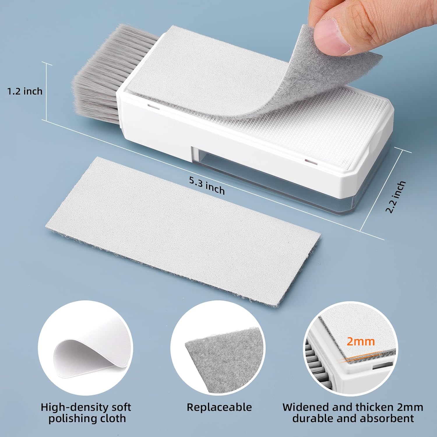 Keyboard Cleaning Kit Laptop Cleaner, All-in-1 Computer Screen Cleaning Brush Tool, Multi-Function PC Accessories Electronic Cleaner Kit Spray for iPhone iPad Macbook Earbud Camera Monitor with Patent - Image 9