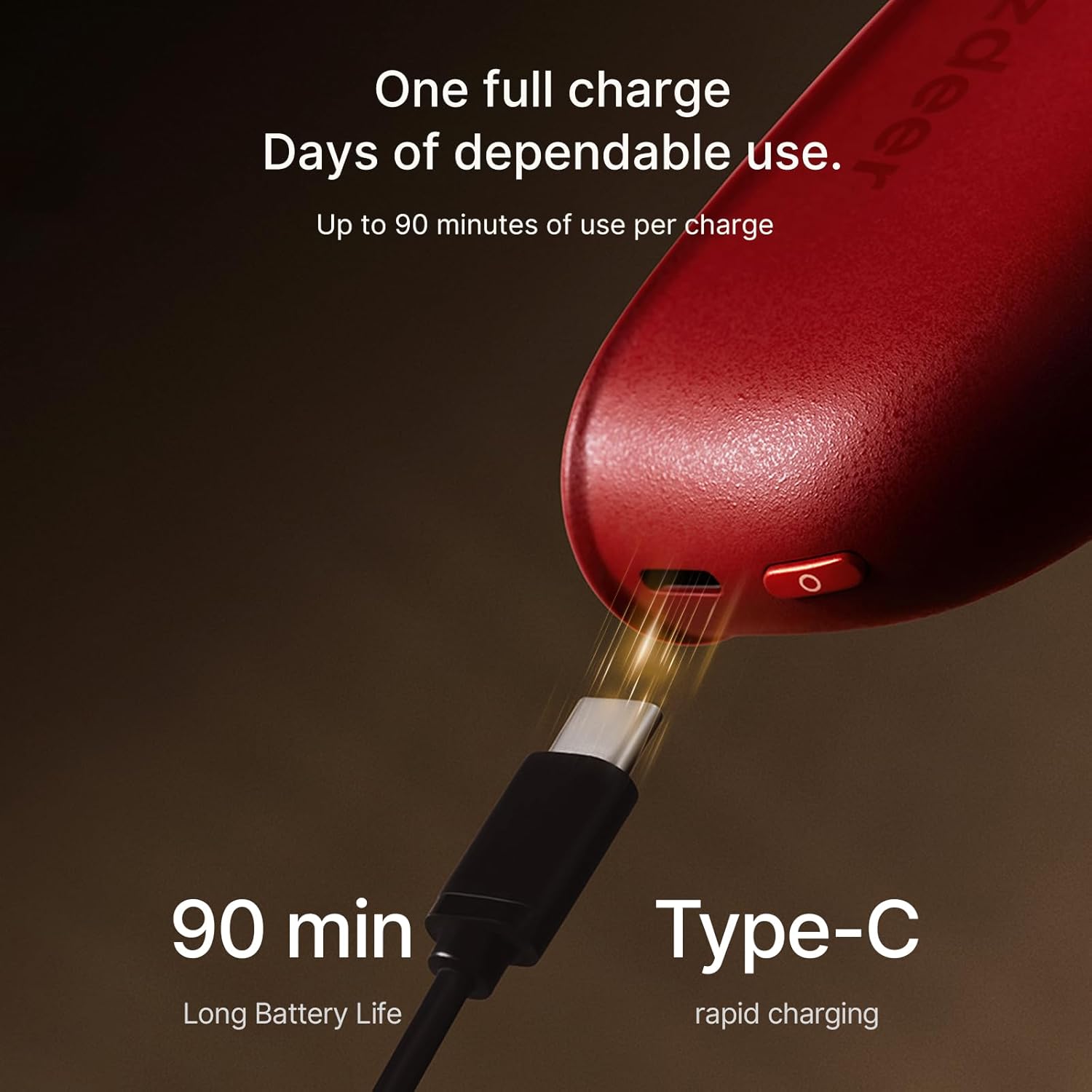 ZDEER LED Red Light Therapy for Face & Neck Massager Facial Care Device – Electric Gua Sha Brass Tool with Heat & Vibration for Firming, Sculpting & Skincare, Red - Image 7