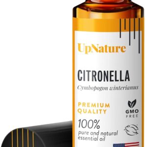 UpNature Citronella Oil Roll On – Camping Essentials – 100% Natural Citronella Essential Oil for Skin