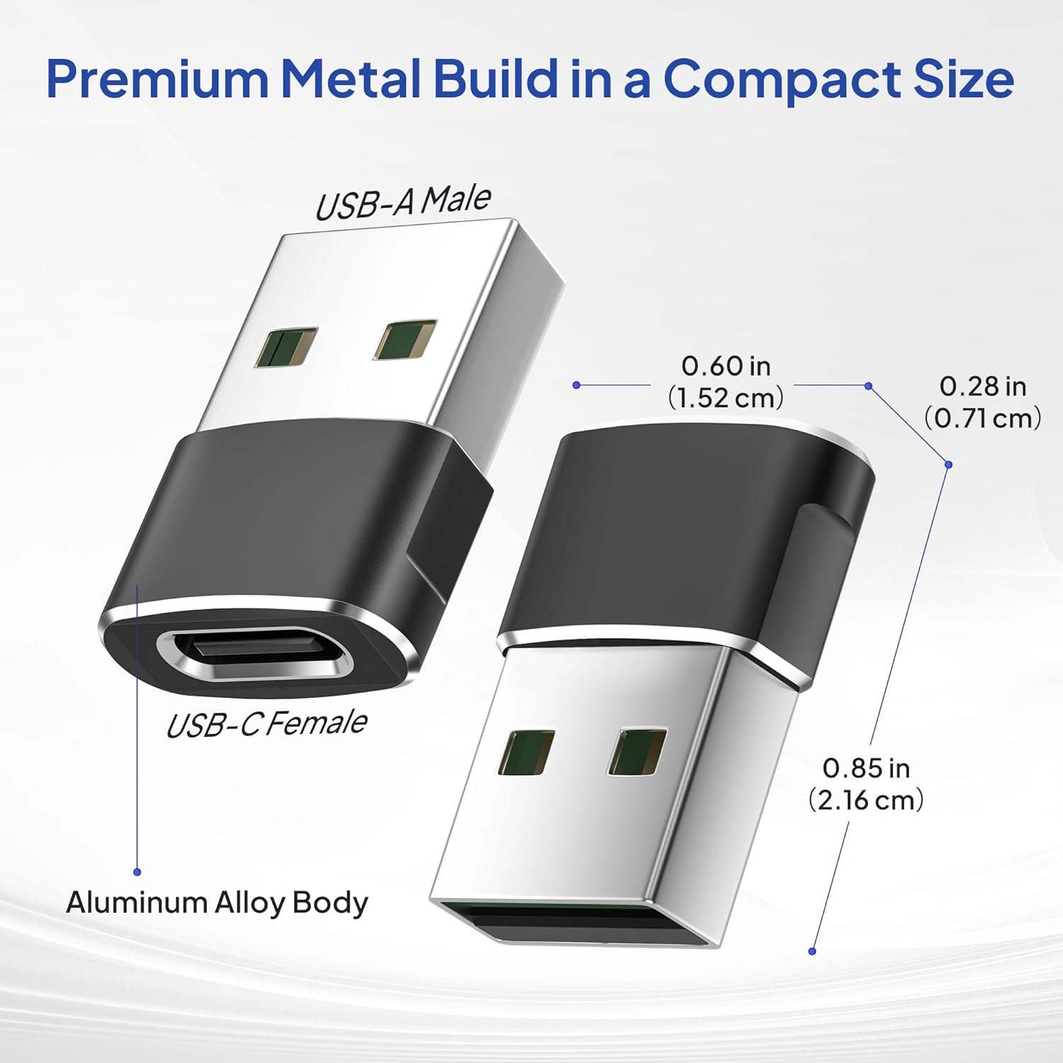 Elebase USB to USB C Adapter for iPhone 17 4Pack,USBC Female to A Male Car Charger Adapter,Type C Converter Apple 17e 16 Pro Max 15 14 Plus,iWatch Watch 11 10 Ultra 3,iPad Air,Samsung Galaxy S26,Black - Image 4