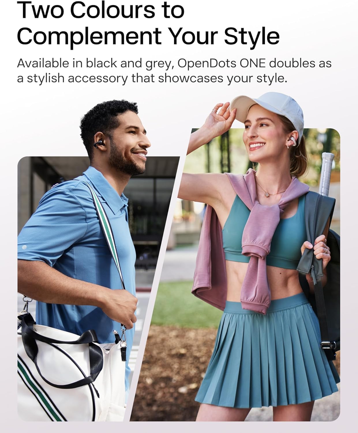 SHOKZ OpenDots ONE-Open-Ear Headphones, Clip-On Earbuds-Wireless Bluetooth Earbuds with Microphone-Secure, Lightweight, Comfort-Premium Dolby Audio-Water Resistant-Fast Charging-Up to 40 hrs Playtime - Image 4