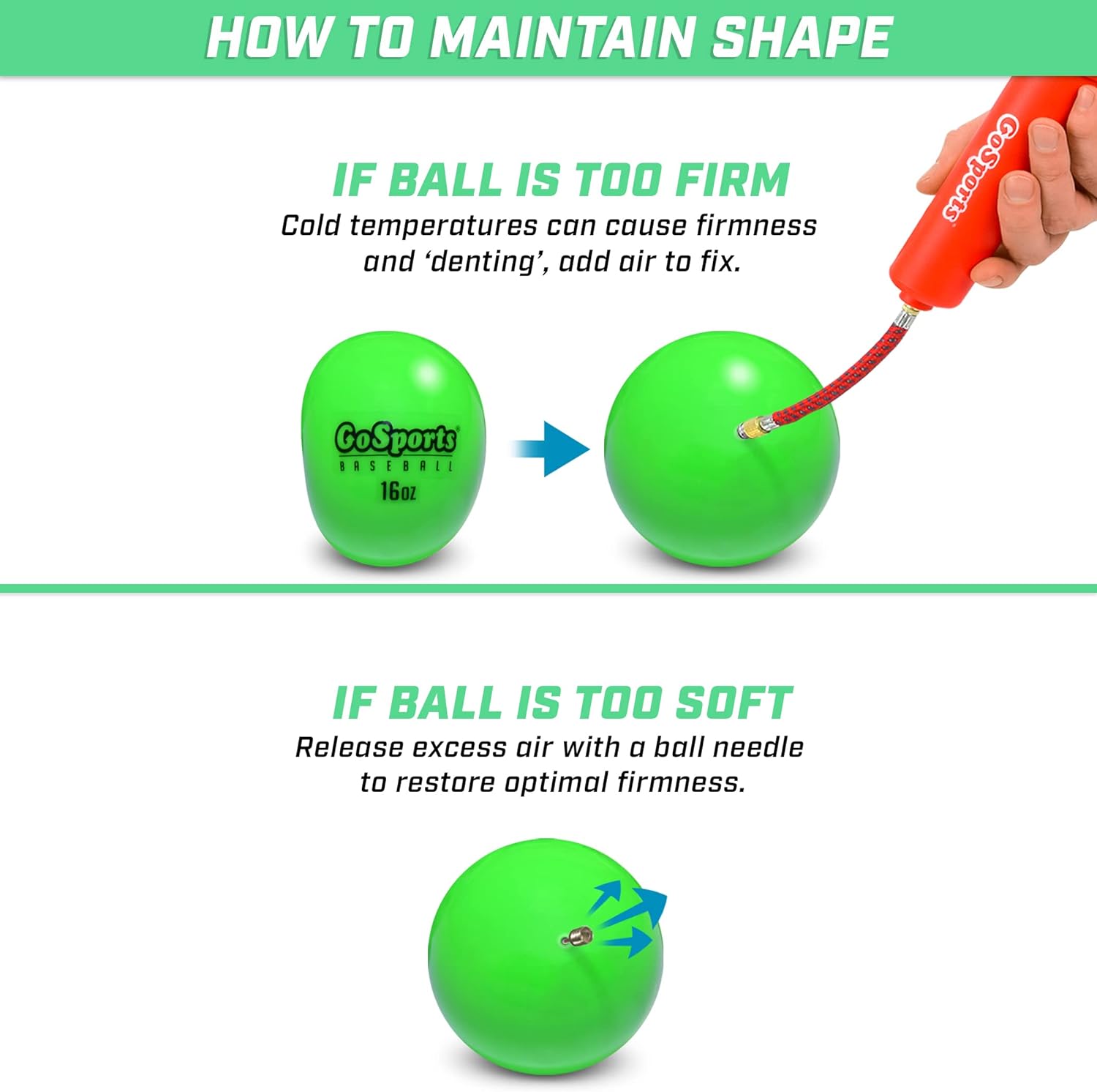 GoSports Weighted Training Balls - Choose Baseball or Softball - Hitting & Pitching Training for All Skill Levels - Improve Power and Mechanics - Image 6