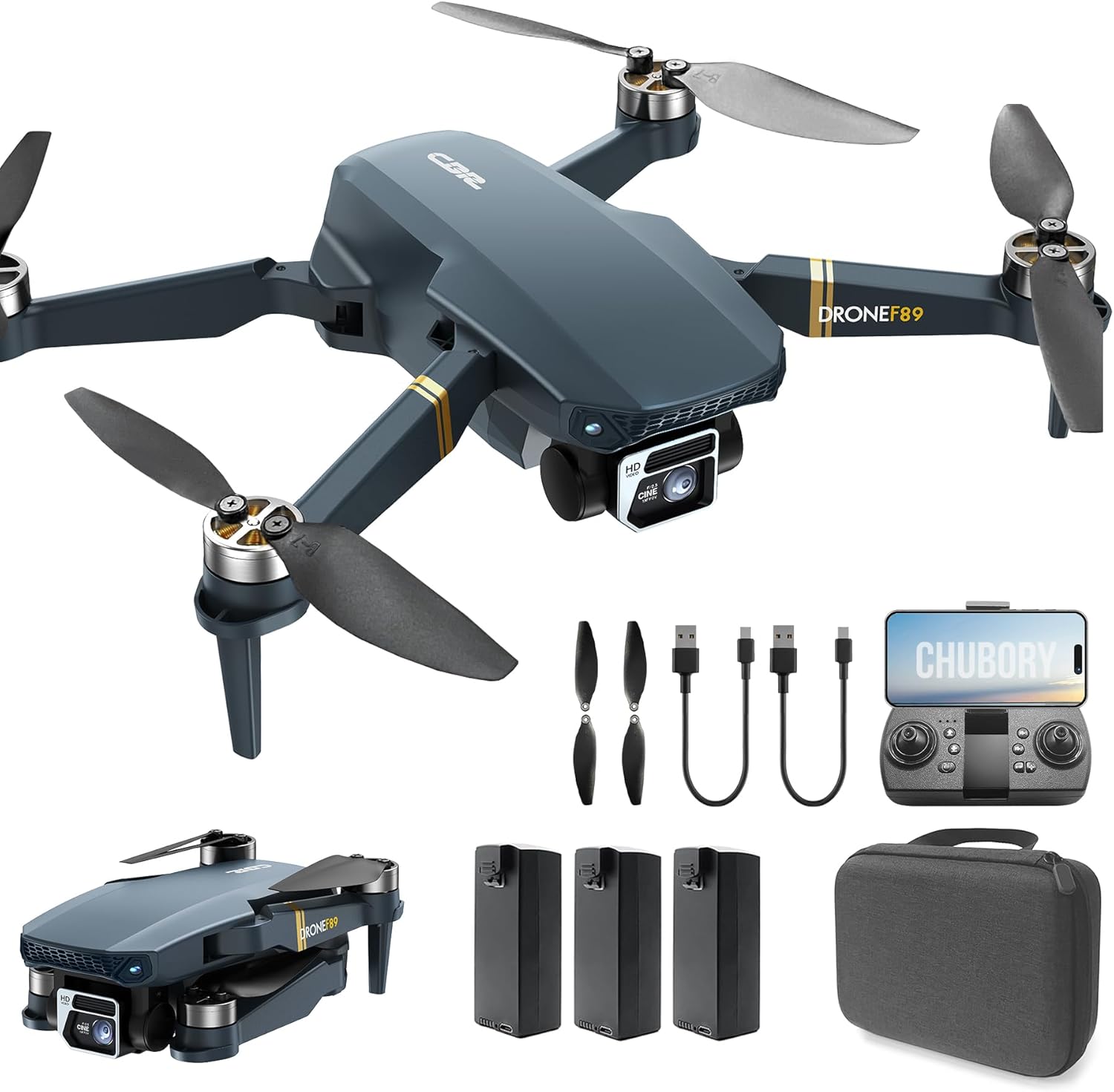 4K Drone with Camera 2650 ft Long Range 84 min Flight Time Super Endurance Foldable Drone with Camera for Beginners, WiFi FPV Quadcopter, Brushless Motor, Auto Hover, Follow Me (3 Batteries)