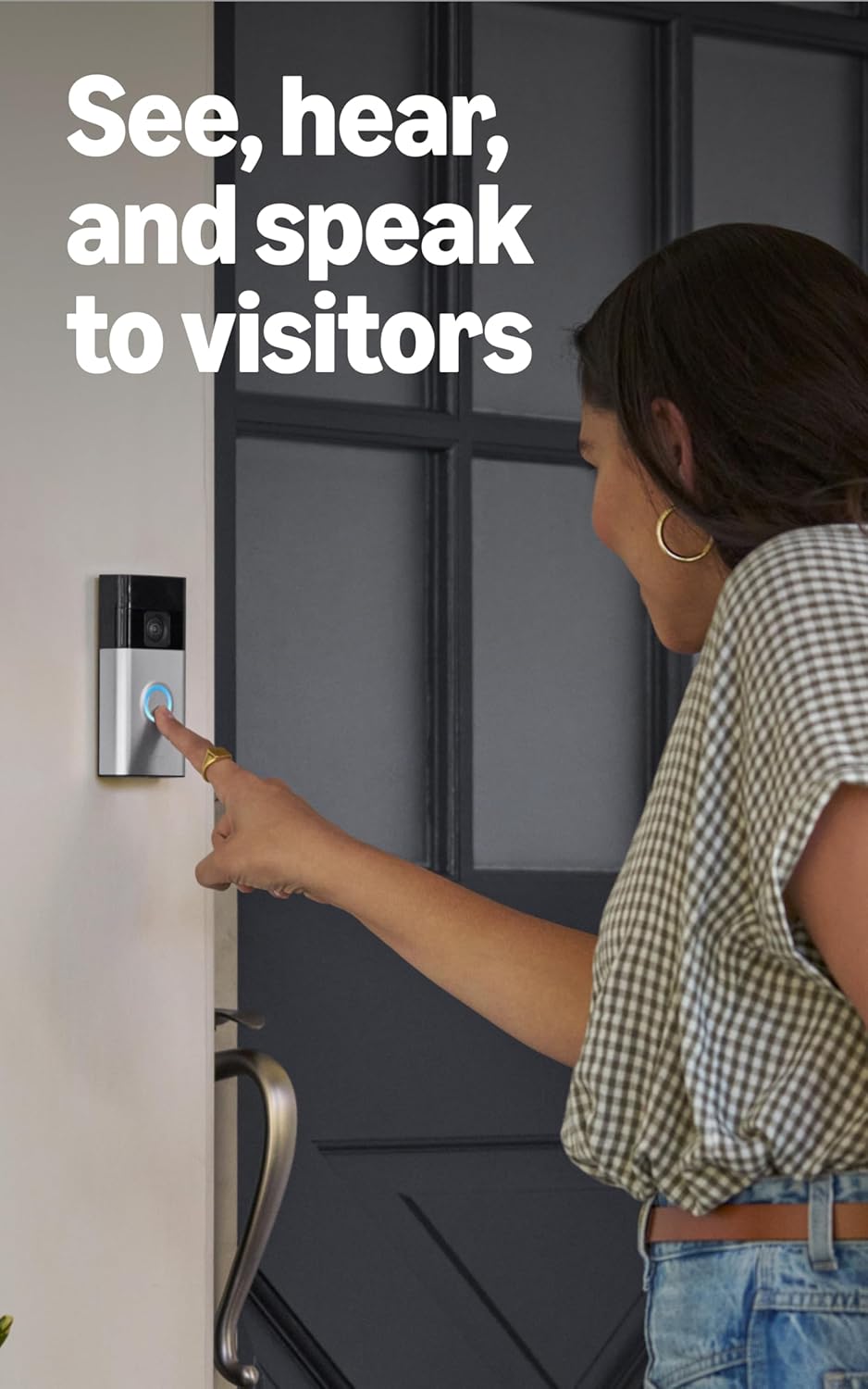Ring Battery Doorbell, Home or business security with Head-to-Toe video, Live View with Two-Way Talk, and Motion Detection & Alerts, Venetian Bronze - Image 5