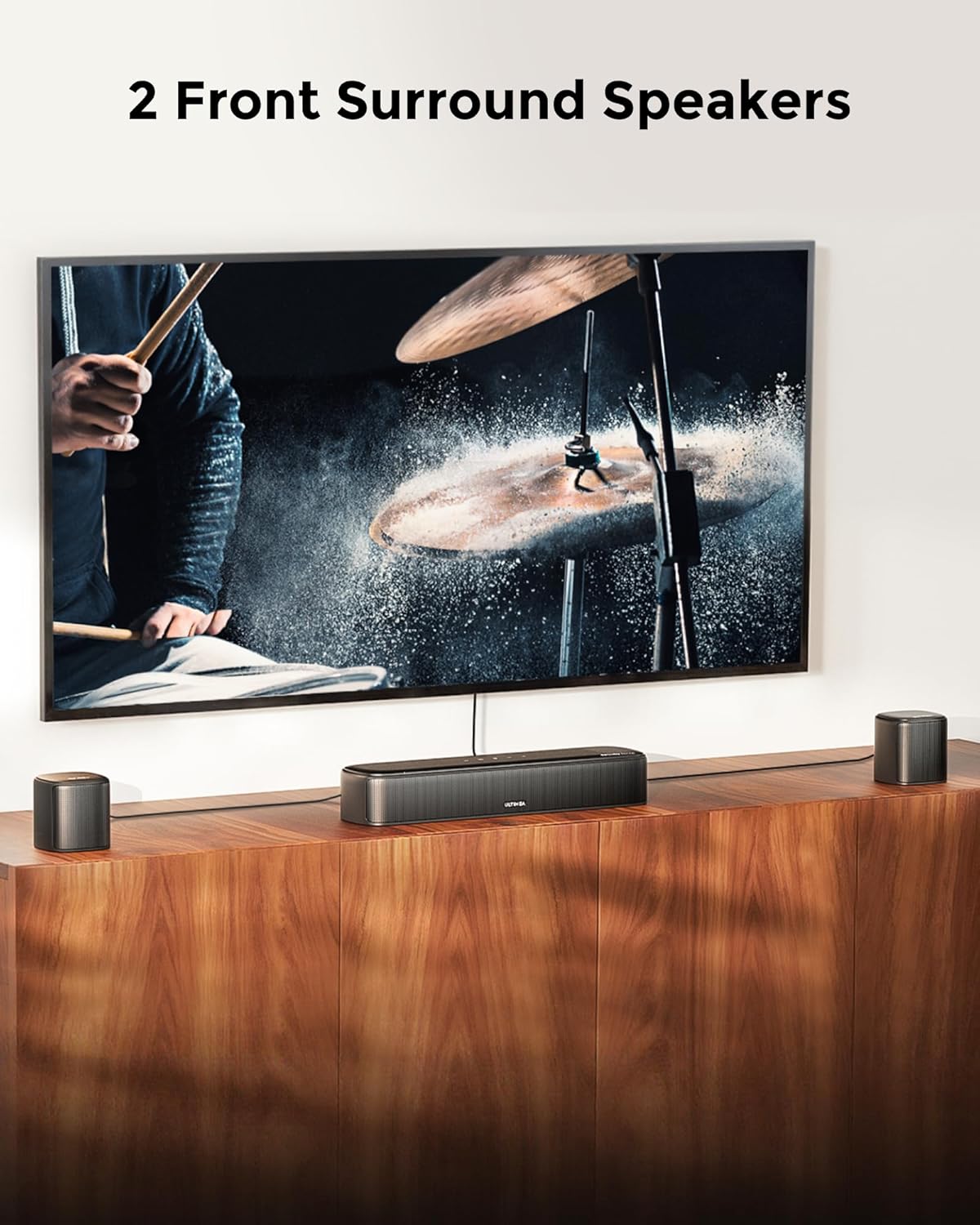 ULTIMEA 7.1ch Dolby Atmos Surround Sound System for TV, with 4 Surround Speakers, Surround Sound System Sound Bar with Subwoofer for Home Theater, App Control, HDMI eARC, Aura A60, 2026 Model - Image 4