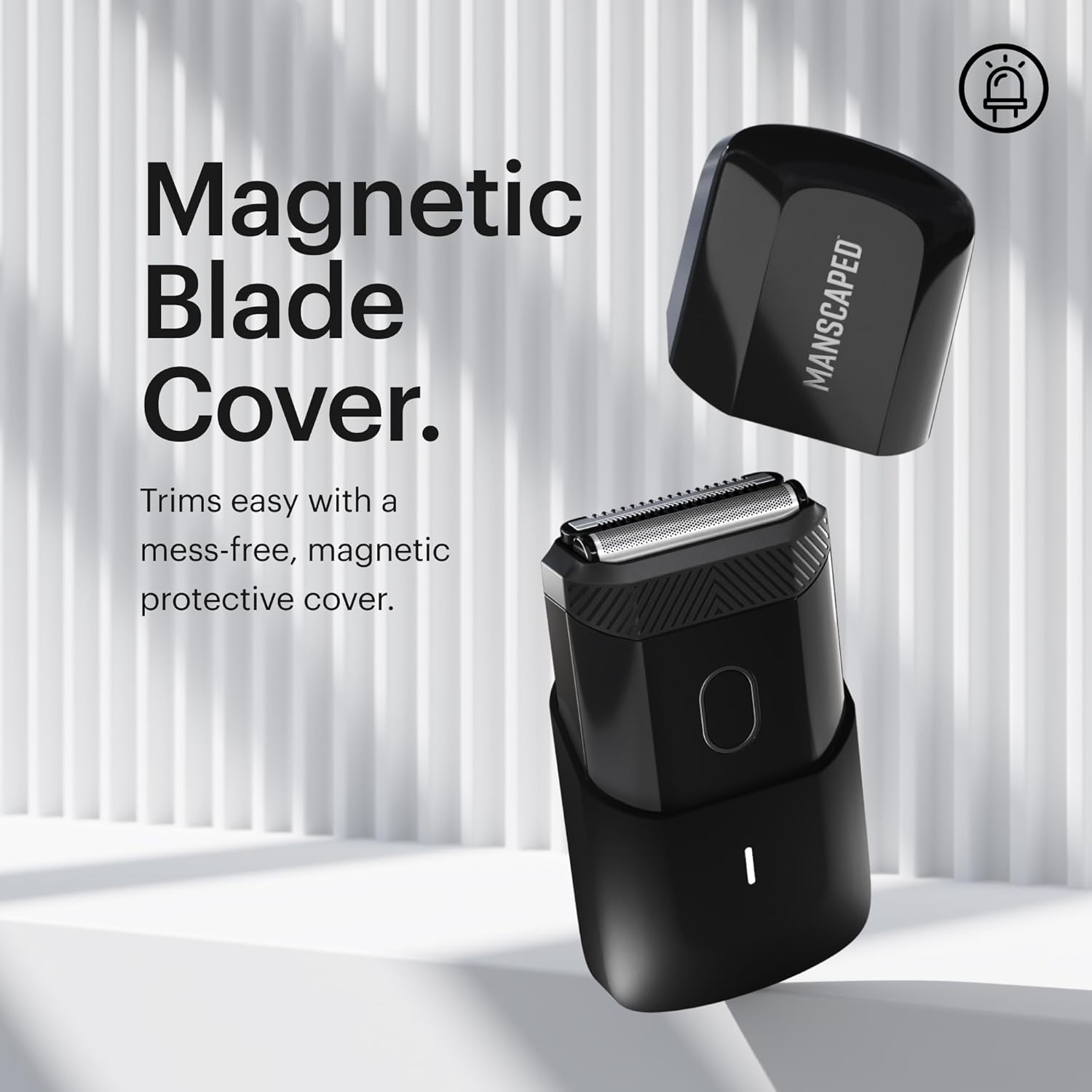 MANSCAPED® The Handyman™ Compact Face Shaver – Portable Men’s Travel Facial Hair Groomer, USB-C Rechargeable Razor, Electric Foil Face Shaver, Waterproof, Cordless, Dual-Action SkinSafe® Foil Blades - Image 5