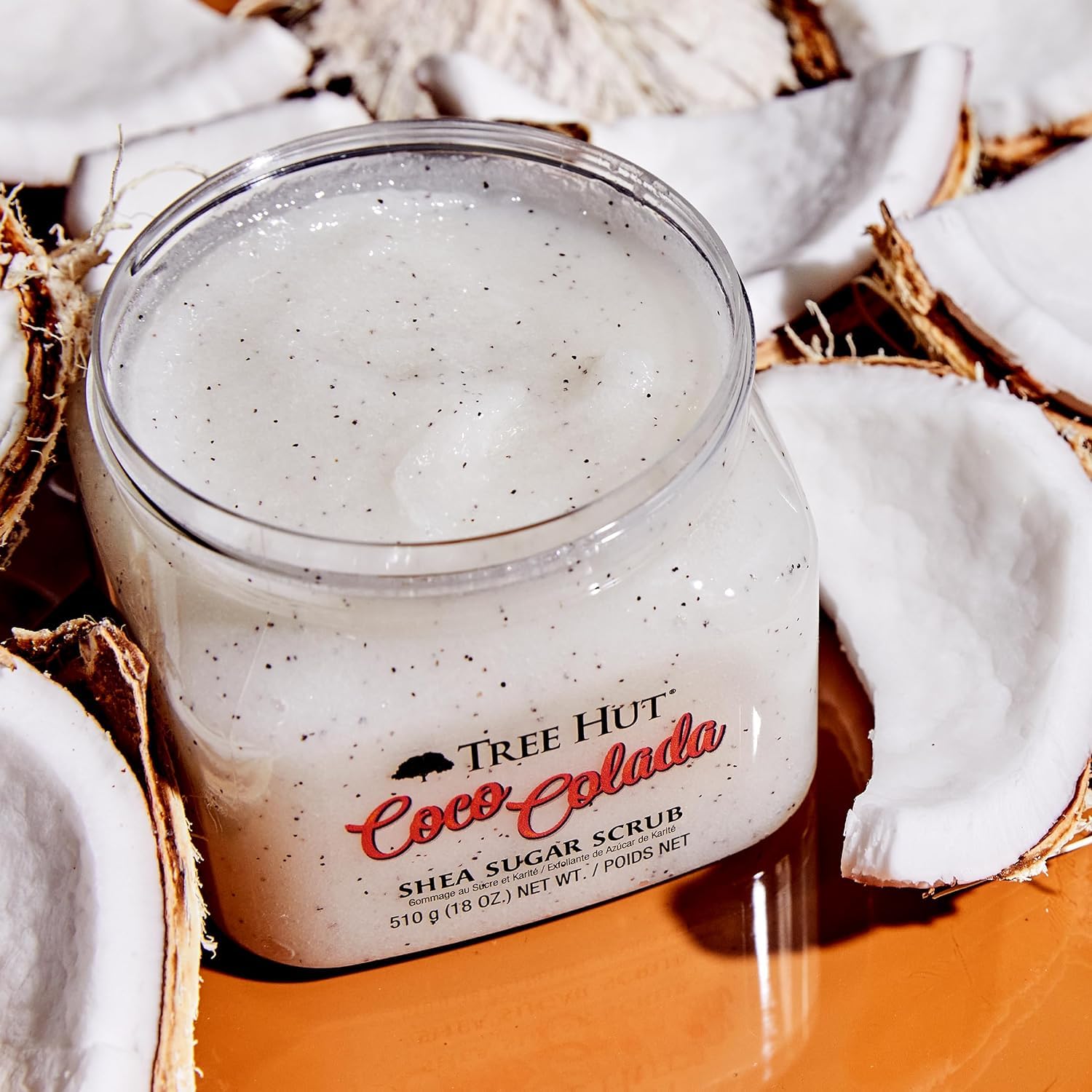 Tree Hut Coco Colada Shea Sugar Scrub, Mothers Day Gifts, Exfoliating & Hydrating Body Scrub with Shea Butter & Essential Oils, Smooth & Soften Skin, 18 oz - Image 4