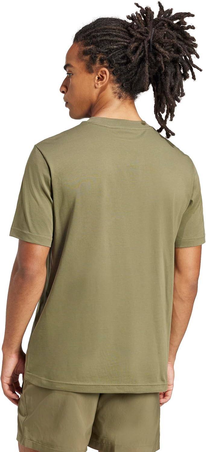 adidas Originals Men's Essentials Small Logo Single Jersey T-Shirt - Image 3