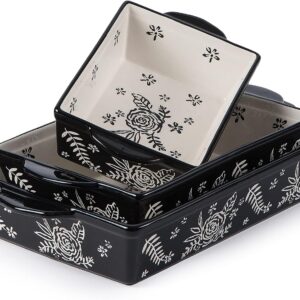 Wisenvoy Casserole Dishes For Oven Baking Dish Ceramic Casserole Dish Lasagna Pan Baking Dishes For Oven Baking Dish Set